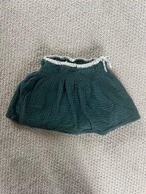 Zara Dark Green Girls' Skirt